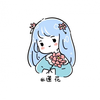高清超萌的花简笔画图片可爱拟人头像