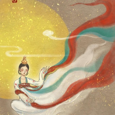 高清唯美的古风插画头像图片