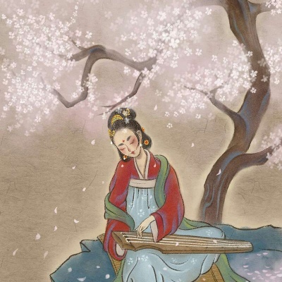 高清唯美的古风插画头像图片