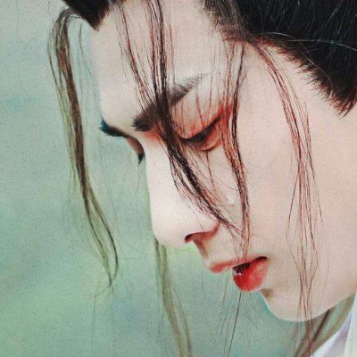 白衣伤感古风男生头像