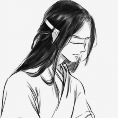 高清超酷的黑白古风丧系男生动漫头像图片