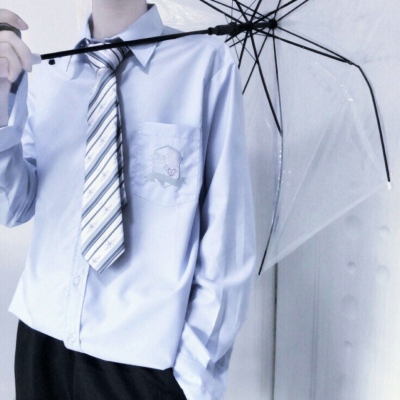 男生头像部位图衬衫领带