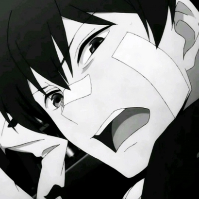 qq头像男生黑白动漫,动漫头像图片