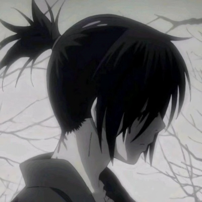 qq头像丧系男动漫