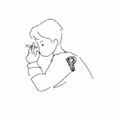 手绘简笔头像,男生头像图片