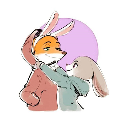 狐狸情侣头像一对两张