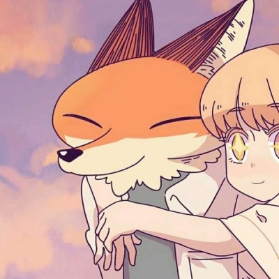 狐狸情侣头像可爱图片