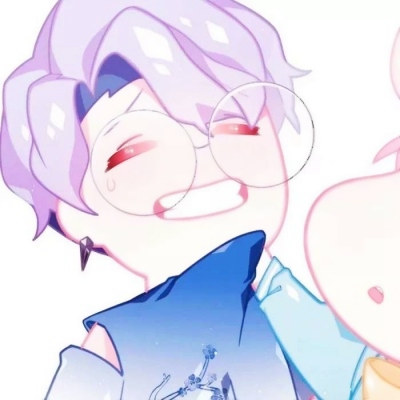 蠢萌动漫情头,情侣头像图片