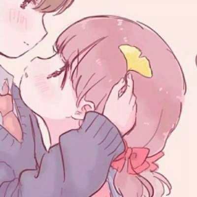 高清一对两张的卡通头像简约可爱情头图片