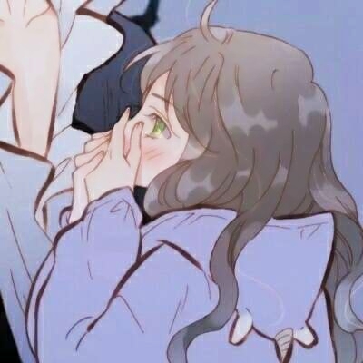 恩爱有加的情侣头像漫画高清一对两张图片,动漫头像图片