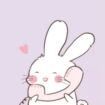 可爱高清的qq呆萌卡通情侣头像一对两张图片