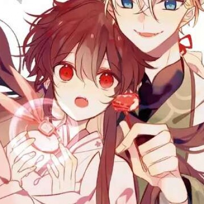 高清超甜的少男少女动漫情侣头像图片