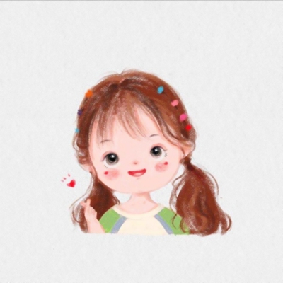 小红书可爱小女孩手绘图片