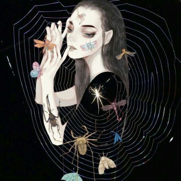 诡异动漫女生头像