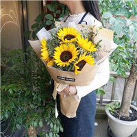 向日葵头像女生