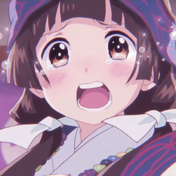 大眼卡通女孩头像