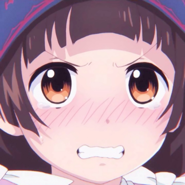 大眼卡通女孩头像