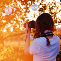 qq头像女生唯美相机