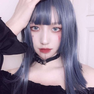 2020染发女生头像霸气