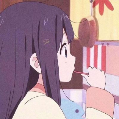 高清超萌的三张吃货动漫女生头像可爱图片