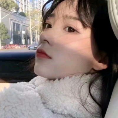 唯美意境侧脸女生头像