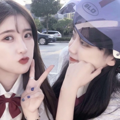 qq闺蜜头像一左一右