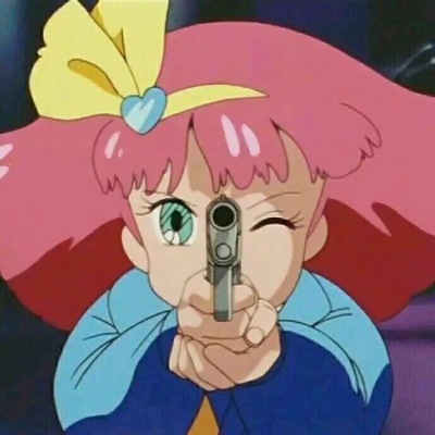 女生拿枪动漫头像,女生头像图片