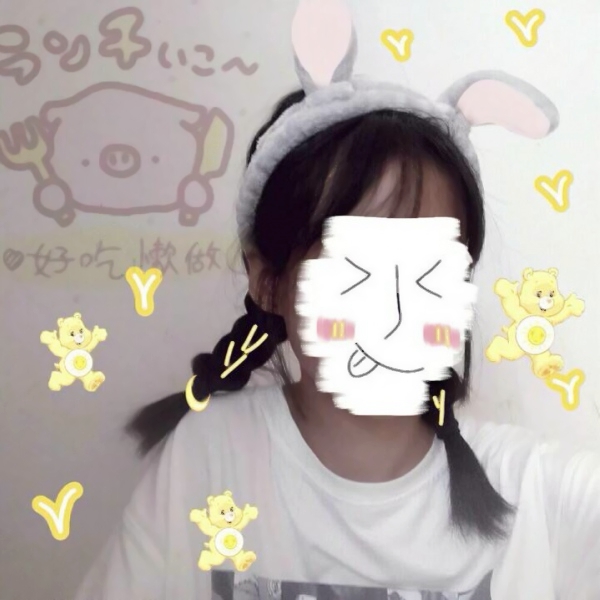 高清女生涂鸦头像图片