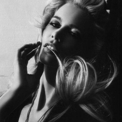 黑白欧美女头冷酷ins