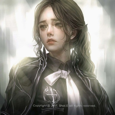 哥特风暗黑萝莉头像