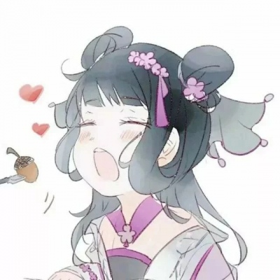 呆萌古风卡通头像