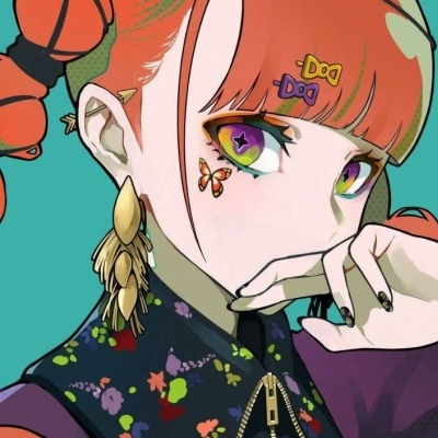 唯美彩色头像女生