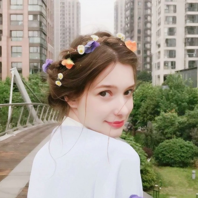 唯美小清新外国女生头像图片精选