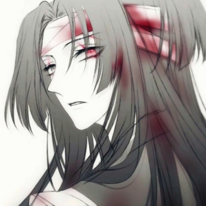 古风很丧很丧的动漫女头图片