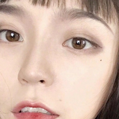 女生真人脸部头像