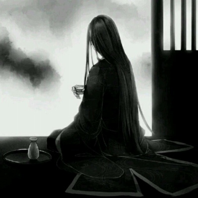 古风黑白头像女