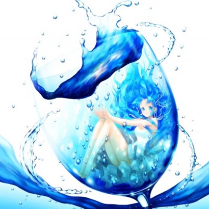 二次元瓶中女生头像,动漫头像图片