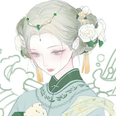 古画风动漫女生头像