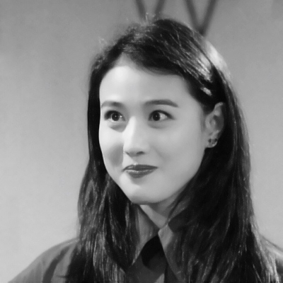 港风黑白头像女生