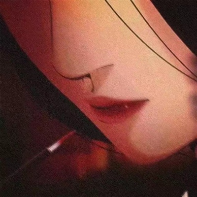 暗红系古风头像