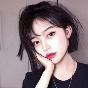 女生短发qq头像
