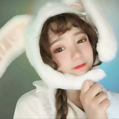 兔耳女头像