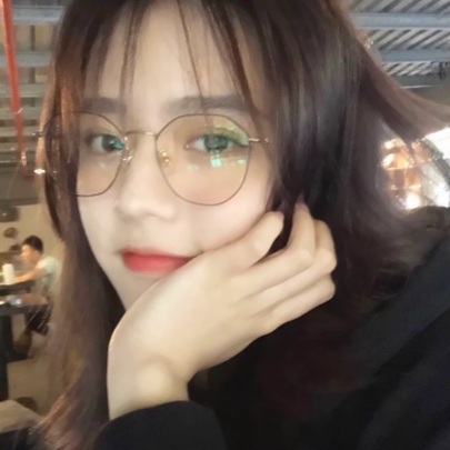 戴眼镜时尚好看女生头像图片大全