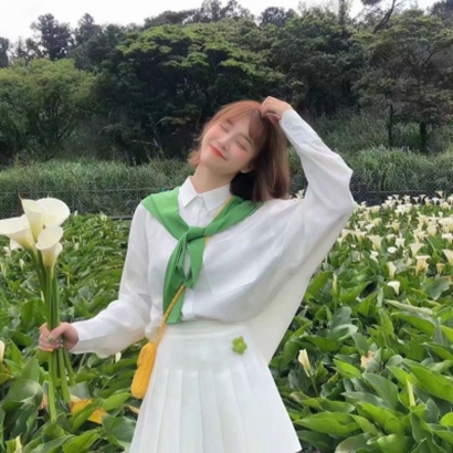 qq头像女生小清新绿色系