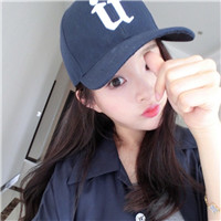 个性头像鸭舌帽女