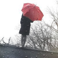 女生失戀淋雨頭像