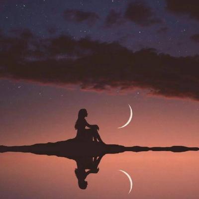 高清唯美的女生孤独伤感背影头像图片