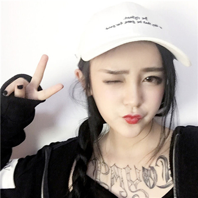 高清霸气的社会女头像带纹身最新图片