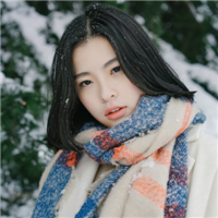 qq頭像雪中女生