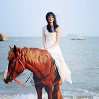 女生骑马唯美头像图片大全
